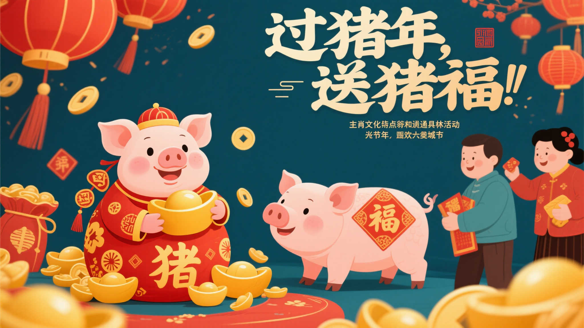迎接猪年，共享福运：金条豪礼天天送