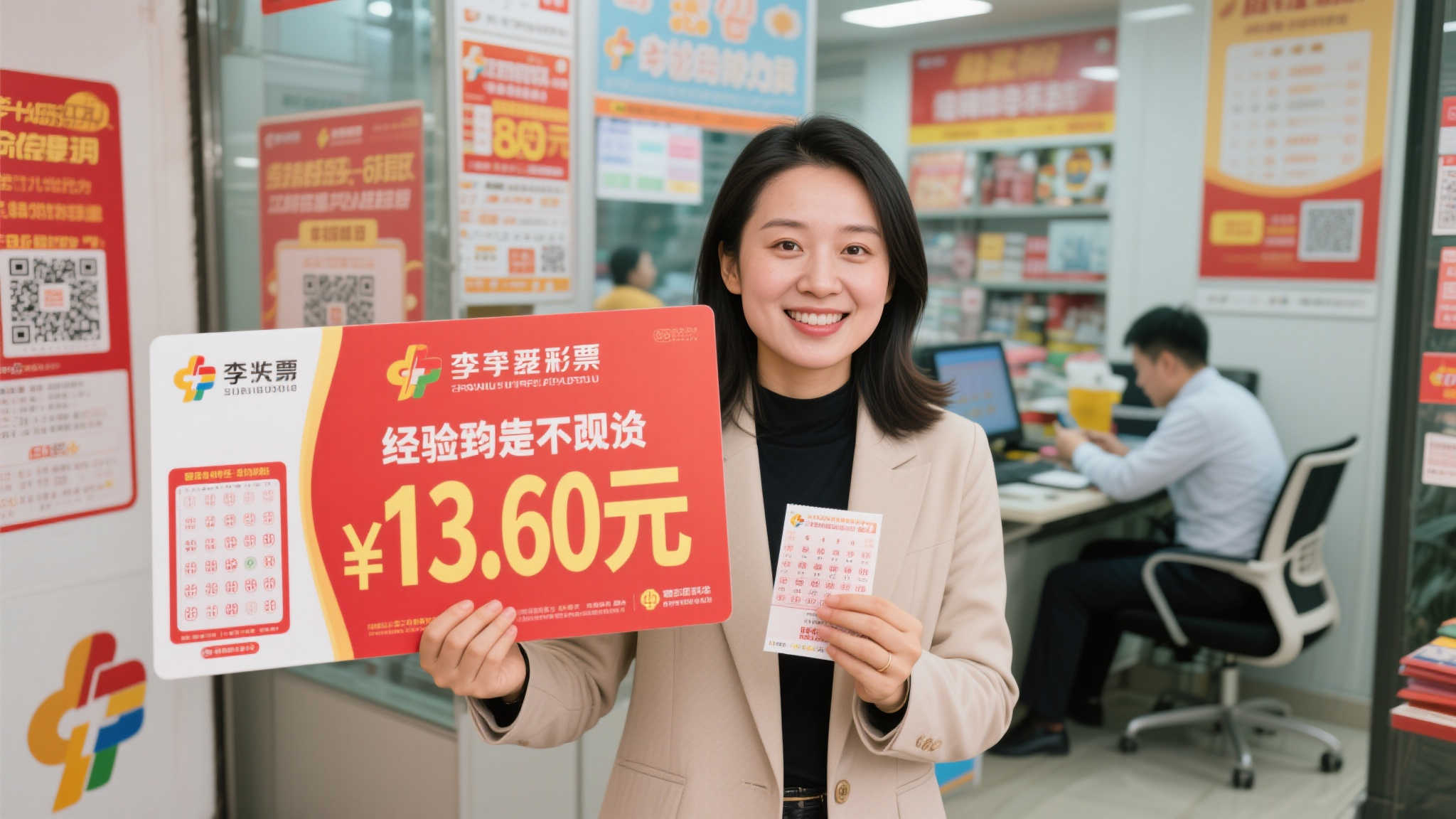 70后女子路过彩票站随手购彩，惊喜揽获双色球16.5万大奖