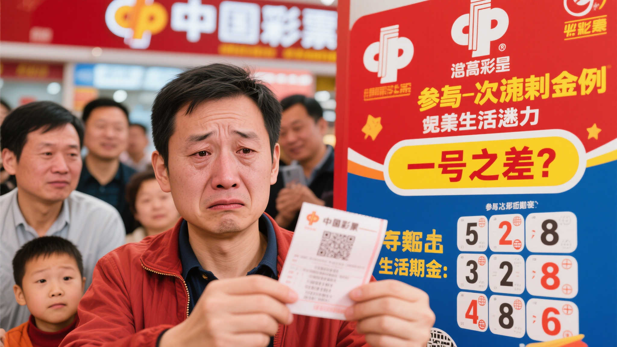 福彩忠实粉丝仅差一号错失1亿大奖！坦然表示中奖已很满足