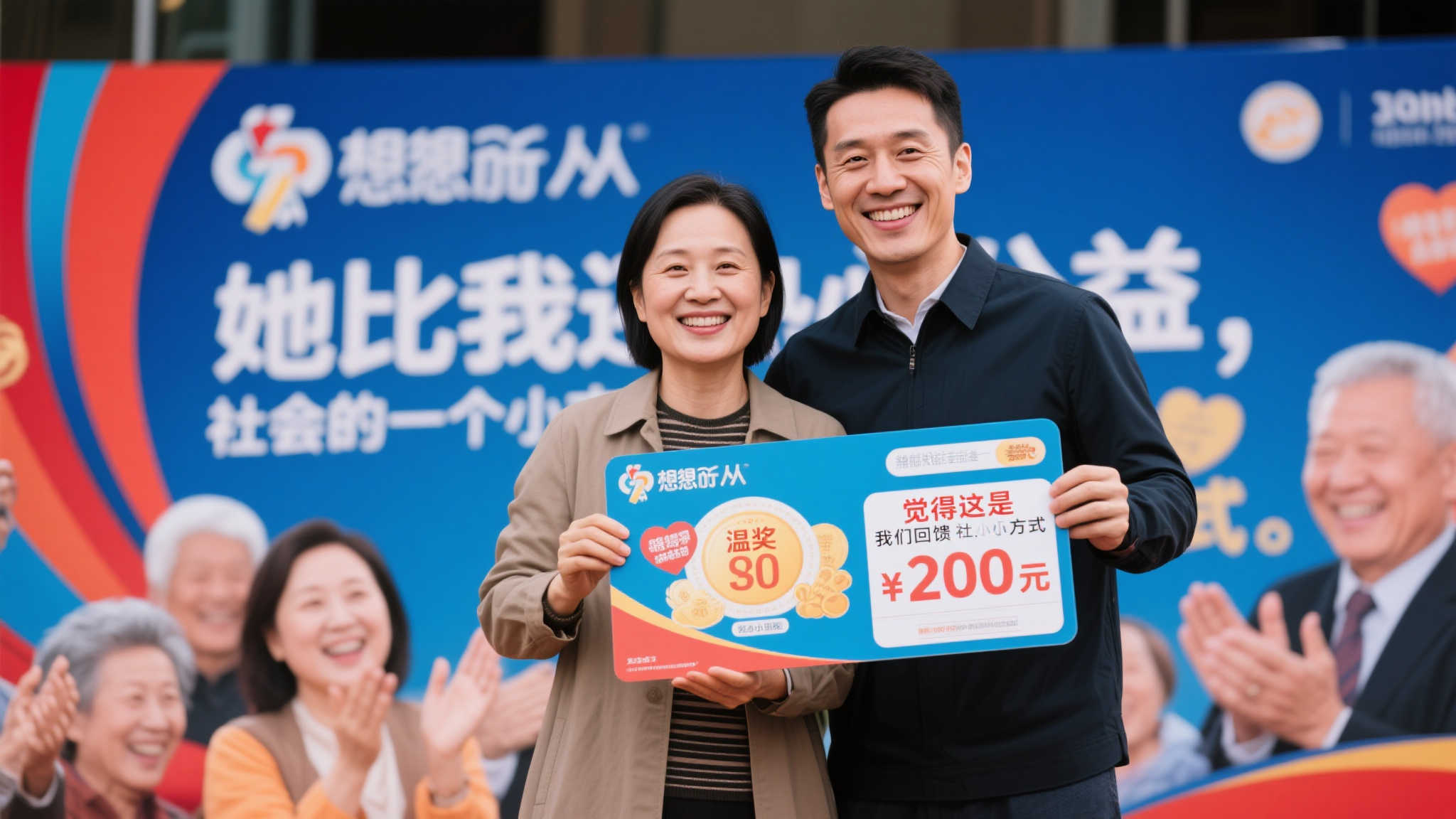 男子喜中大乐透675万 获妻子支持捐款1.6万-图